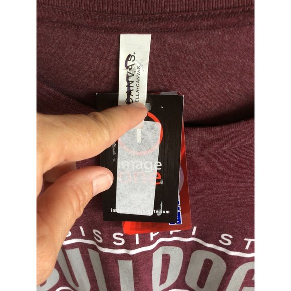 NWT, Mississippi State Bulldogs, Mens Tee Shirt Size XL, Soft And Lightweight - Picture 6 of 6